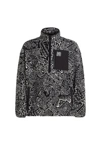 SURF HEROES HIGH PILE HALF ZIP FLEECE - Fleecejakke - white/black sketcheritage