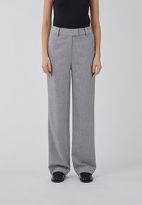 Modström HEART PANTS - Nadrágok - grey melange