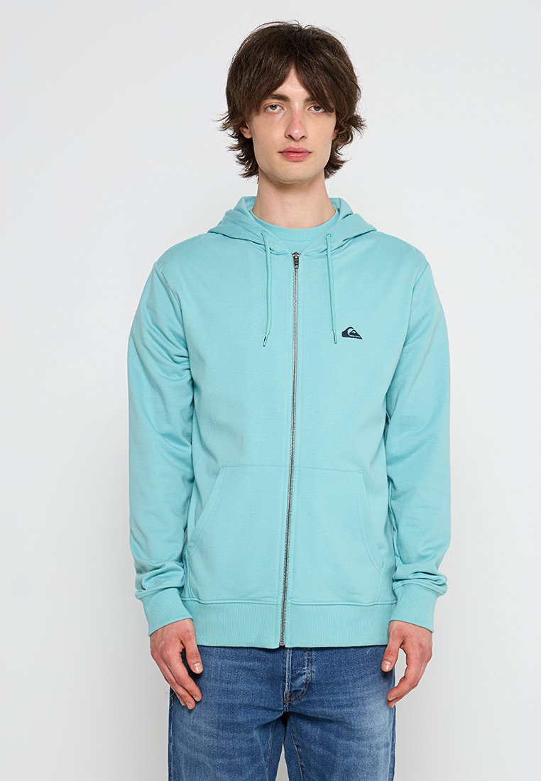 Quiksilver Sweater met rits turquoise