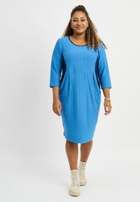 Pont Neuf PNBianco - Pletené šaty - denim blue