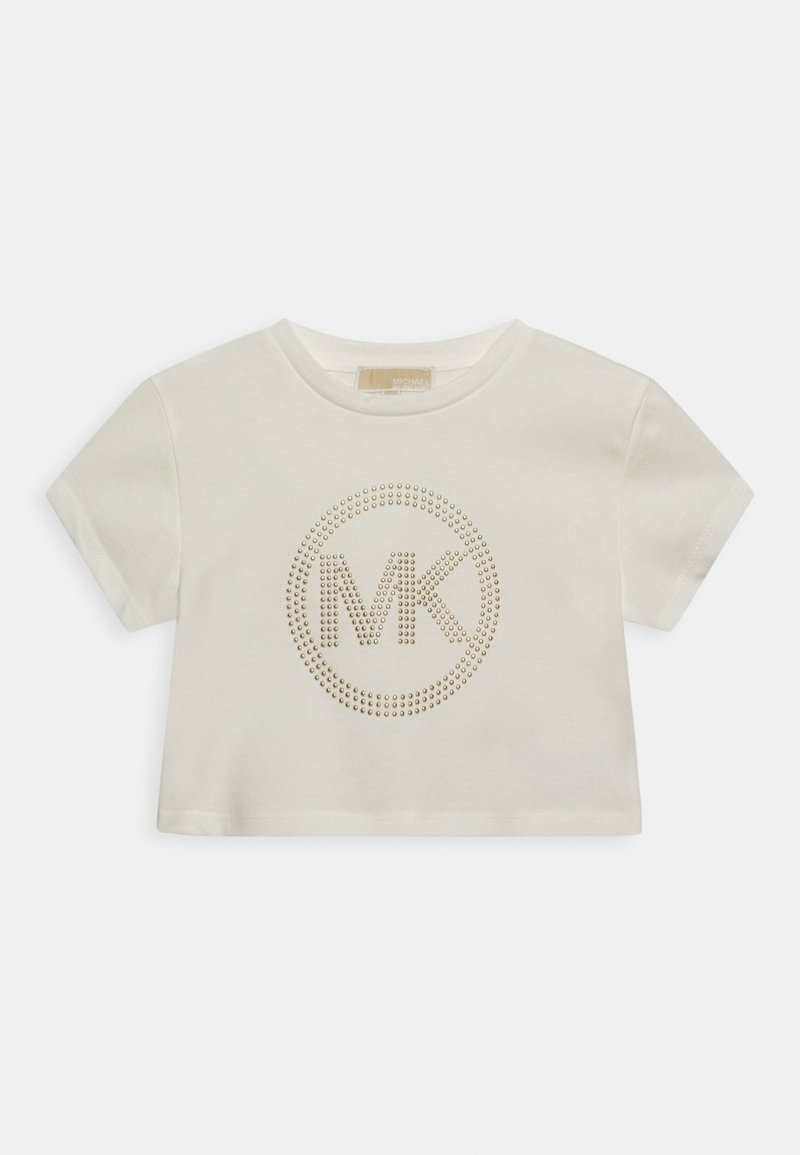 Michael Kors Kids SHORT SLEEVES TEE - Triko s potiskem - off white
