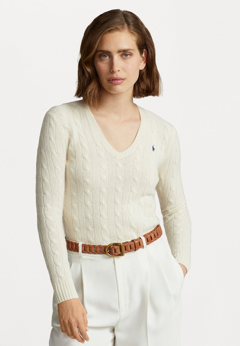 Polo Ralph Lauren KIMBERLY LONG SLEEVE Maglione cream/avorio
