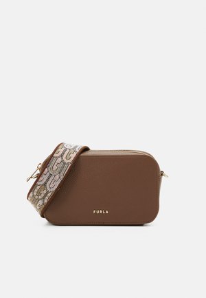 NET MINI CROSSBODY - Taška s příčným popruhem - praline/toni rosa