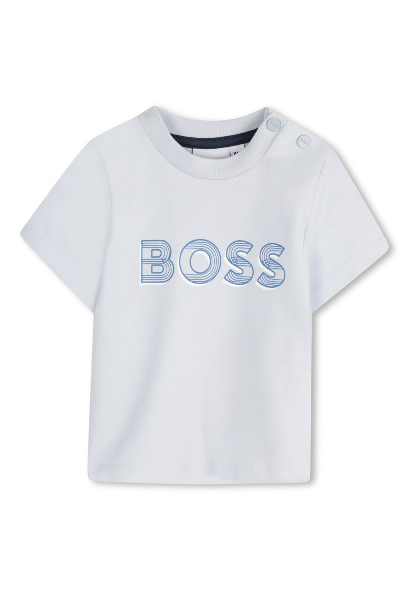 BOSS Kidswear - SHORT SLEEVES TEE - T-Shirt print - pale blue, Vergrößern