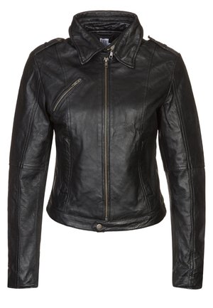 Leren jas - black
