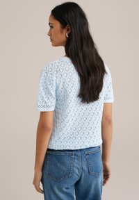 WE Fashion Paprasti marškinėliai - light blue