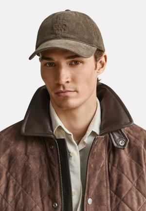 GANT, CORD CAP UNISEX - Cap - dark moss green