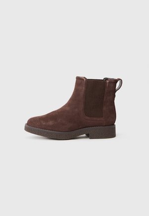NELLA - Botas clássicas de cano curto - dark brown