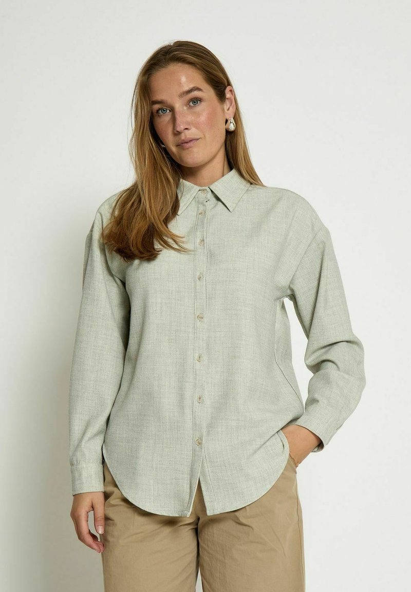 Minus MSAYA - Bluza s gumbima - m string melange