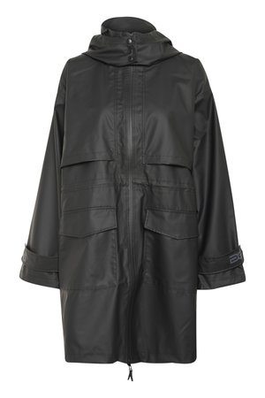 Gestuz KILA RAINCOAT - Parka - black