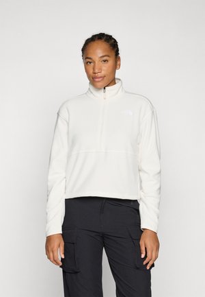 GLACIER 1/2 ZIP SHORT - Sweat polaire - white dune