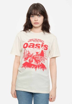 Paradiso Clothing WHAT THE WORLDS BEEN WAITING FOR - Print T-shirt - beige