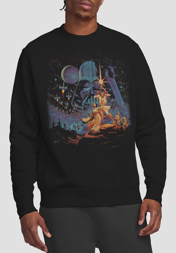 STAR WARS RETRO POSTER - PRINT CREWNECK  - Sweatshirt
