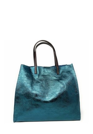 OH MY BAG ITALIEN - Cabas - bleu paon irisé