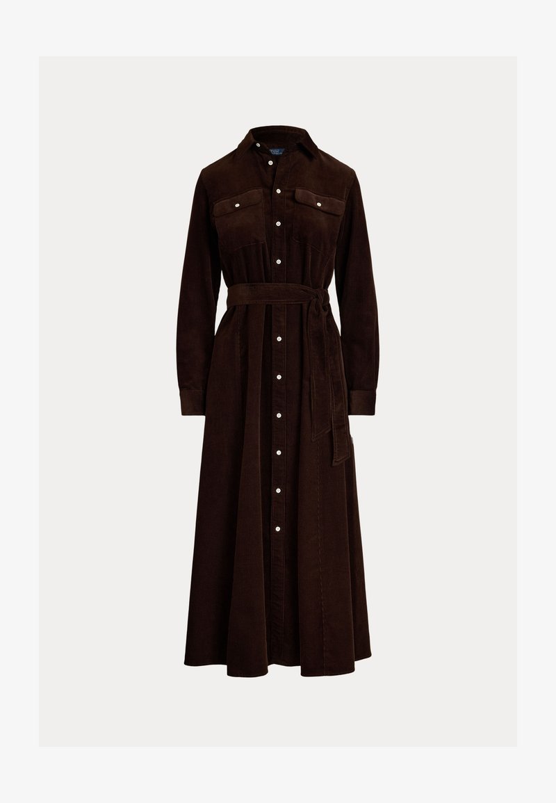ralph lauren brown corduroy dress Cotton corduroy shirt dress in brown - Polo Ralph Lauren
