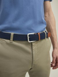 Jack & Jones - JACSPRING BELT - Pletený pásek - navy Miniatura obrázku 1