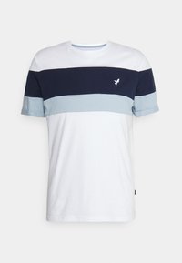 Unselected, white/blue