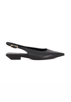 Slingback ballet pumps - black
