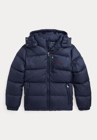 RIPSTOP DOWN HOODED JACKET - Gewatteerde jas - newport navy