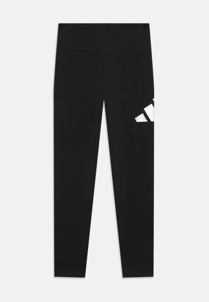 adidas JUNIOR UNISEX - Leggings - black/silver-coloured