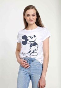 Disney MICKEY CLASSIC CLASSIC MICKEY - T-shirt med print - white