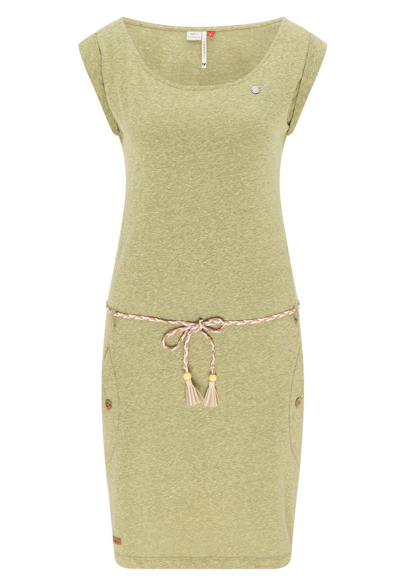 Damen Freizeitkleider | Ragwear Jerseykleid olive/oliv - GC44426 Damen Freizeitkleider | Ragwear Jerseykleid olive/oliv - GC44426