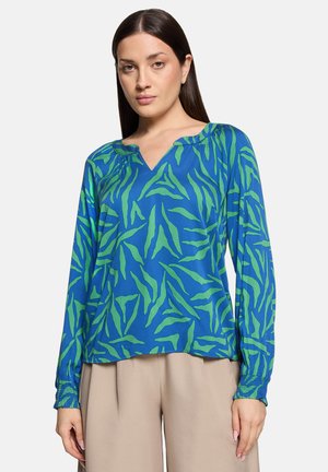 MIT MUSTER - Blouse - green/blue