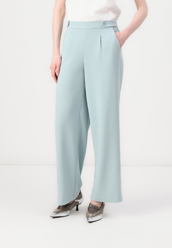 ONLCAROLINA LIFE WIDE PANT  - Trousers - gray mist