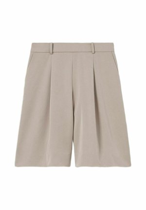 Claudie Pierlot BERMUDA À PLIS - Shorts - beige