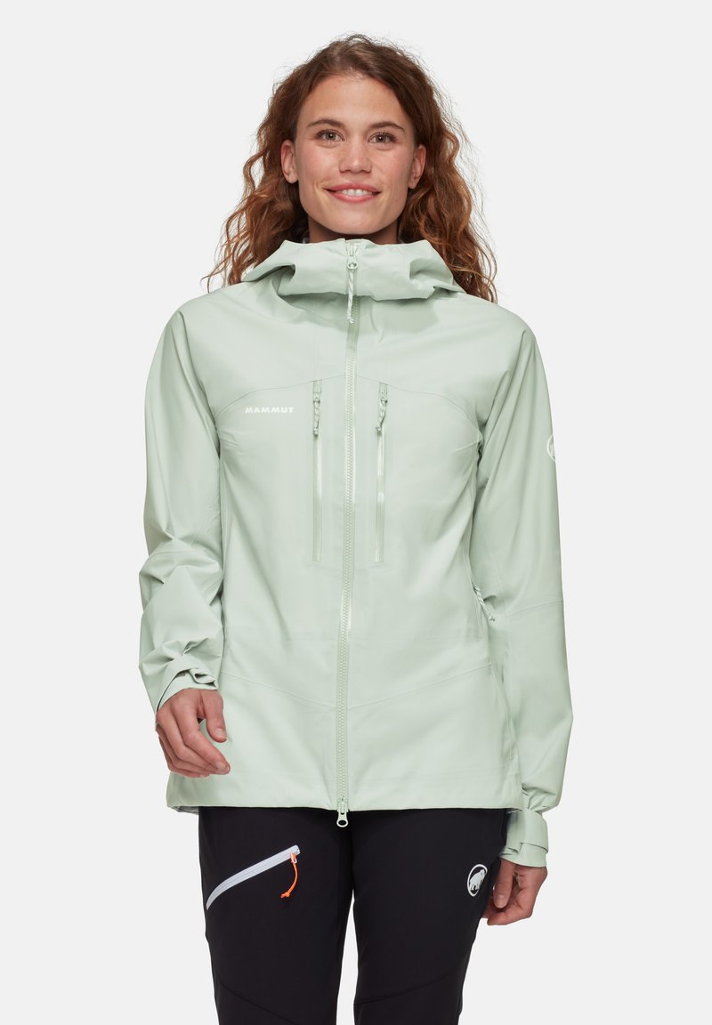 Mammut TAISS HS HOODED  - Giacca hard shell - silver sage