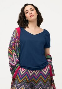 Ulla Popken T-shirt basic - dark blue