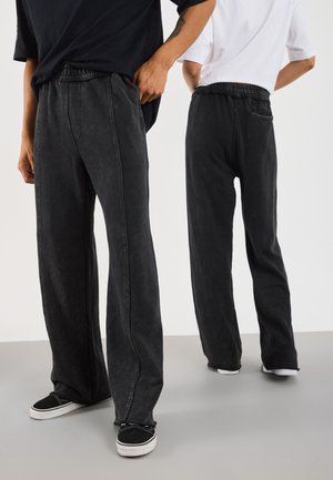 UNISEX - Träningsbyxor - washed dk grey