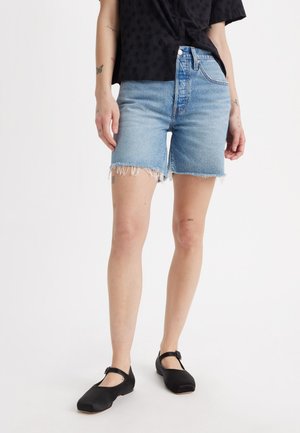 501® MID THIGH SHORT LW - Denimové šortky - fun flare lightweight