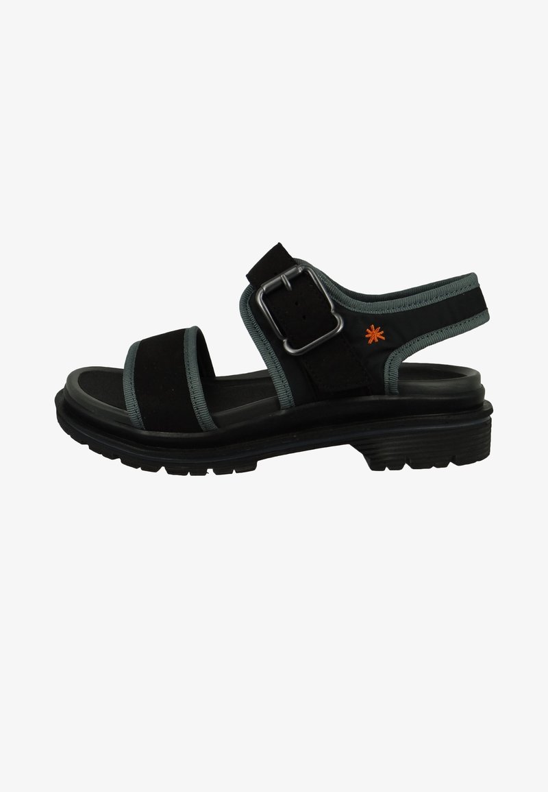 *Art Plateausandalette - black