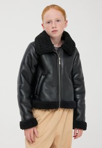 Terranova Giacca in similpelle - nero