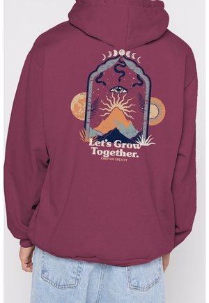 Jersey con capucha - dark red