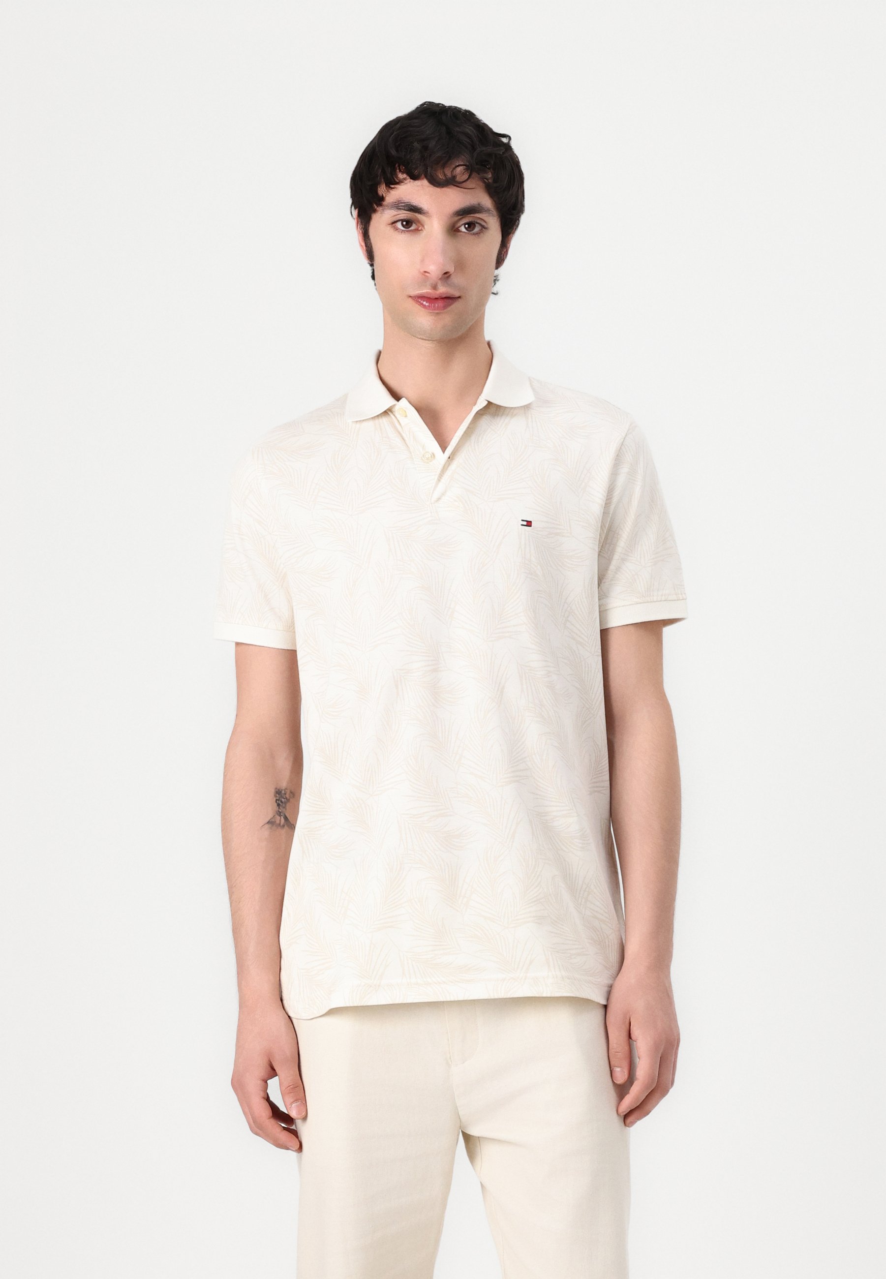 Tommy Hilfiger LEAF - Polo - ivory petal/crema - Zalando.es