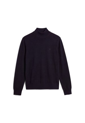 Calvin Klein MOCK NECK - Πουλόβερ - dark sapphire