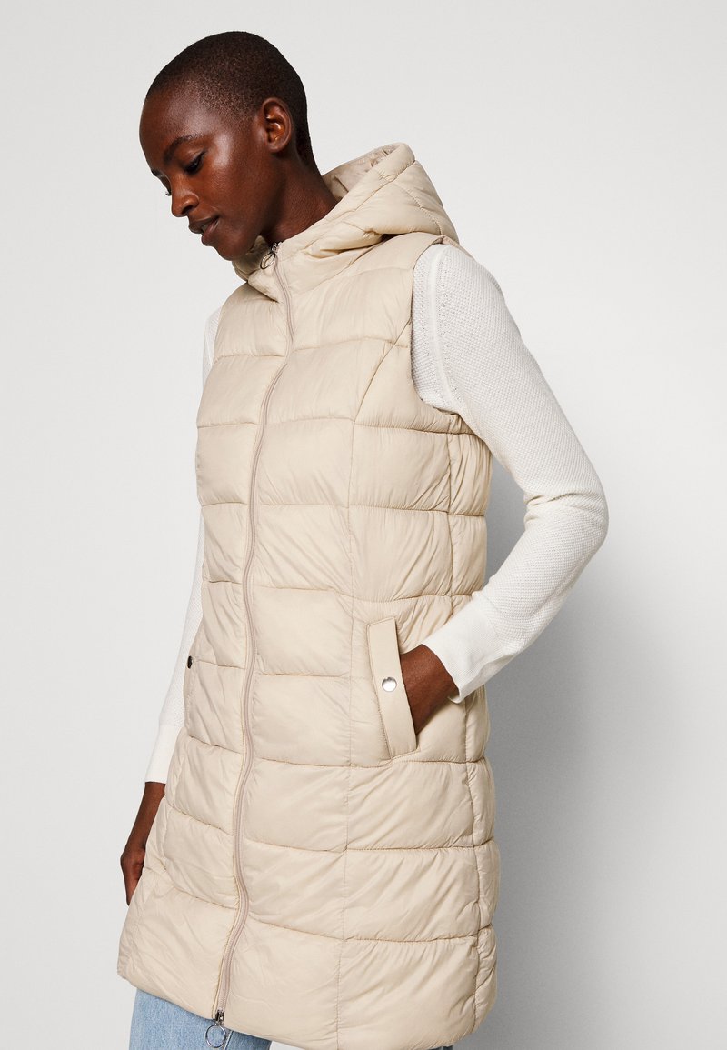 CIDCIJN Piuino Senza Aniche Donna,Gilet Senza Aniche Con Cappuccio - Foto 6