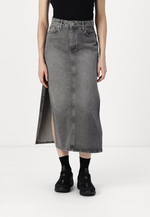 Maxirok - grey denim