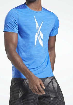 T-shirt med print - blue