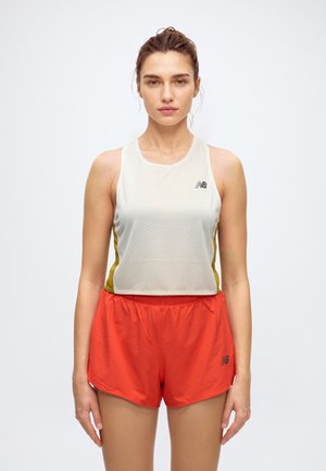 New Balance, VIZ-TECH RUN SINGLET - Топ - angora / aga