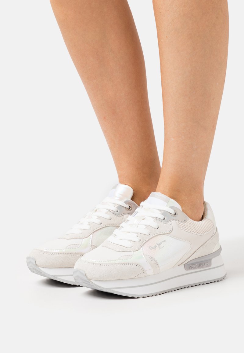 Pepe Jeans RUSPER PEARL Baskets basses white/blanc ZALANDO.FR