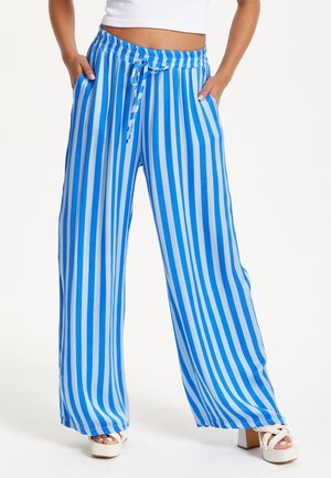 WIDE - Trousers - blue