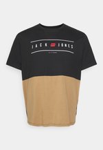 Jack & Jones ELLIOT LOGO CREW NECK - T-shirt Imprimé - White/blanc - ZALANDO