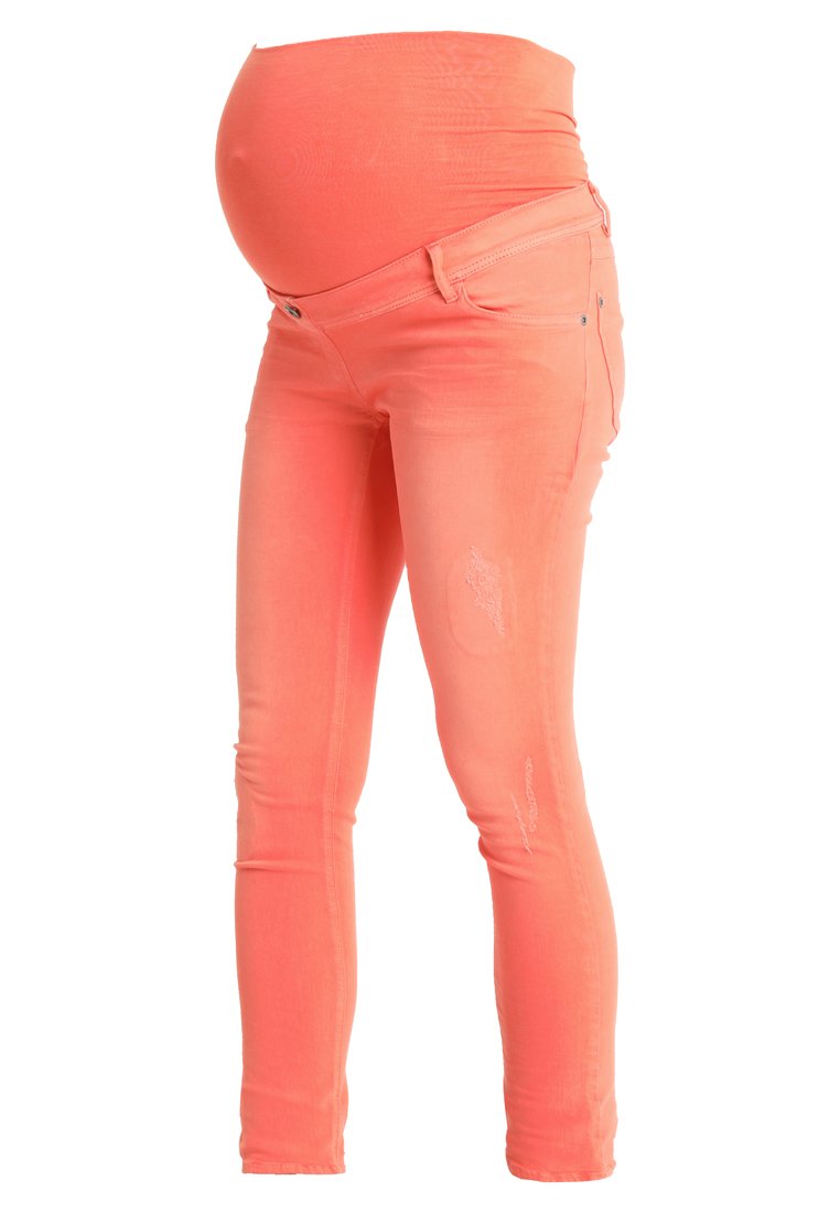 love2wait Jeans Skinny Fit koraalrood