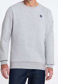 Schmuddelwedda Sudadera - mottled light grey