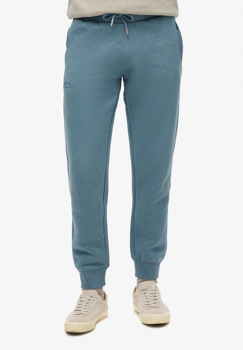 Superdry & Co ESSENTIAL LOGO JOGGERS - Trainingsbroek - bluestone blue marl