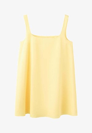 Mango, ADULT - Vestido informal - light yellow
