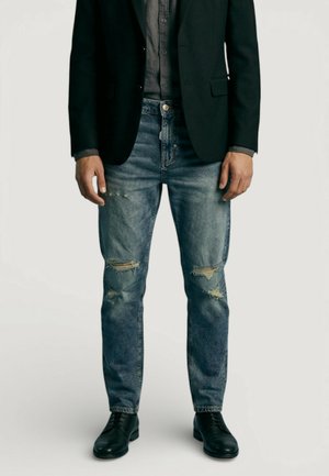 JIMI CROPPED FIT  - Vaqueros slim fit - denim